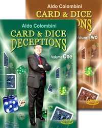 Aldo Colombini's Card & Dice Deceptions #1-2 DVD Set