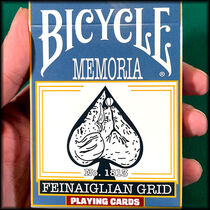 Bicycle Memoria (Feinaiglian Grid) Playing Cards