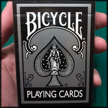 Bicycle Silver Reverse Playing Cards