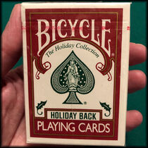 Bicycle Holiday Back Red Playing Cards