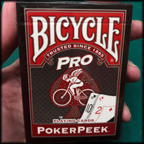 Bicycle Pro Poker Peek Red Playing Cards