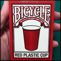 Bicycle Red Plastic Cup Playing Cards