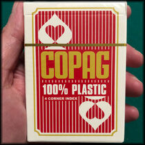 Copag 100% Plastic 4 Corner Index Playing Cards