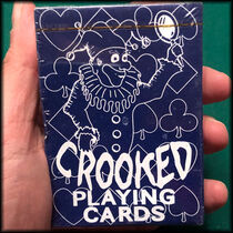 Crooked Blue Playing Cards