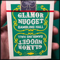 Glamor Nugget Green Playing Cards