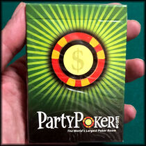 PartyPoker Green Playing Cards