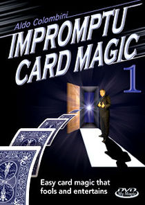 Impromptu Card Magic #1 DVD (Aldo Colombini)