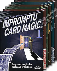 Aldo Colombini's Impromptu Card Magic #1-6 DVD Set