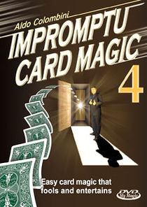 Impromptu Card Magic #4 DVD (Aldo Colombini)