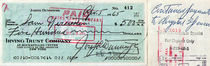 Joseph Dunninger Signed Blue $500 Checks