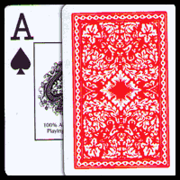 Generic Plastic Red Playing  Cards