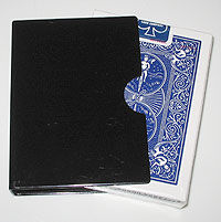 Stainless Steel Black Playing Card Guard