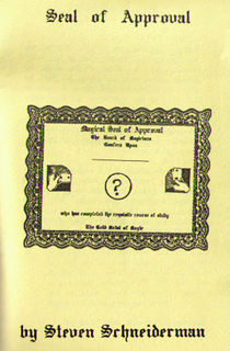 Seal Of Approval (Steven Schneiderman)