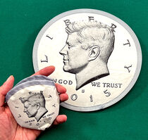 Jumbo Pop-Up Half Dollar