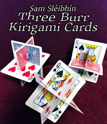 Three Burr Kirigami Cards (Sam Sléibhín)