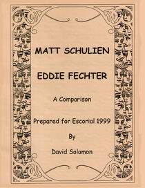 Schulien-Fechter A Comparison Lecture (David Solomon)