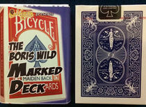 Marked Bicycle Maiden Back Blue Deck Set (Boris Wild)
